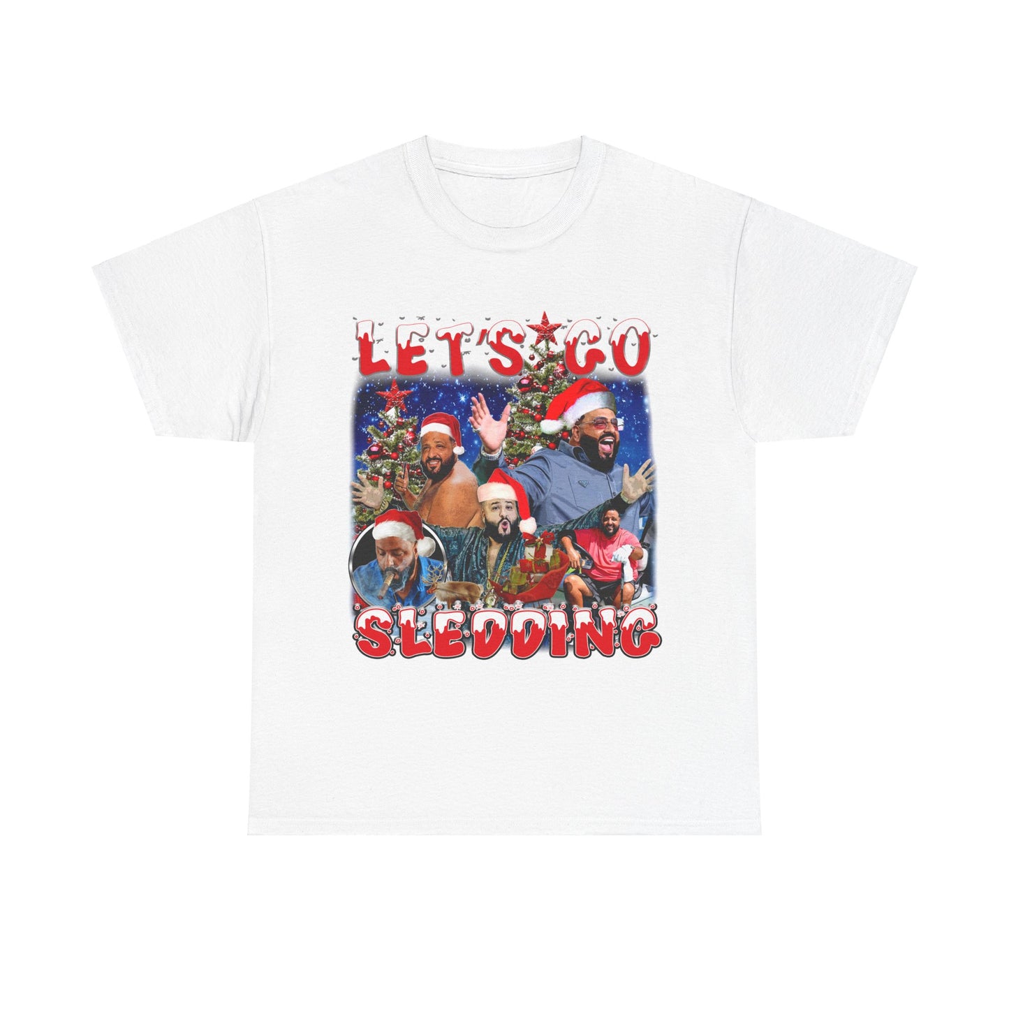 Let's Go Sledding DJ Khaled Christmas T-Shirt