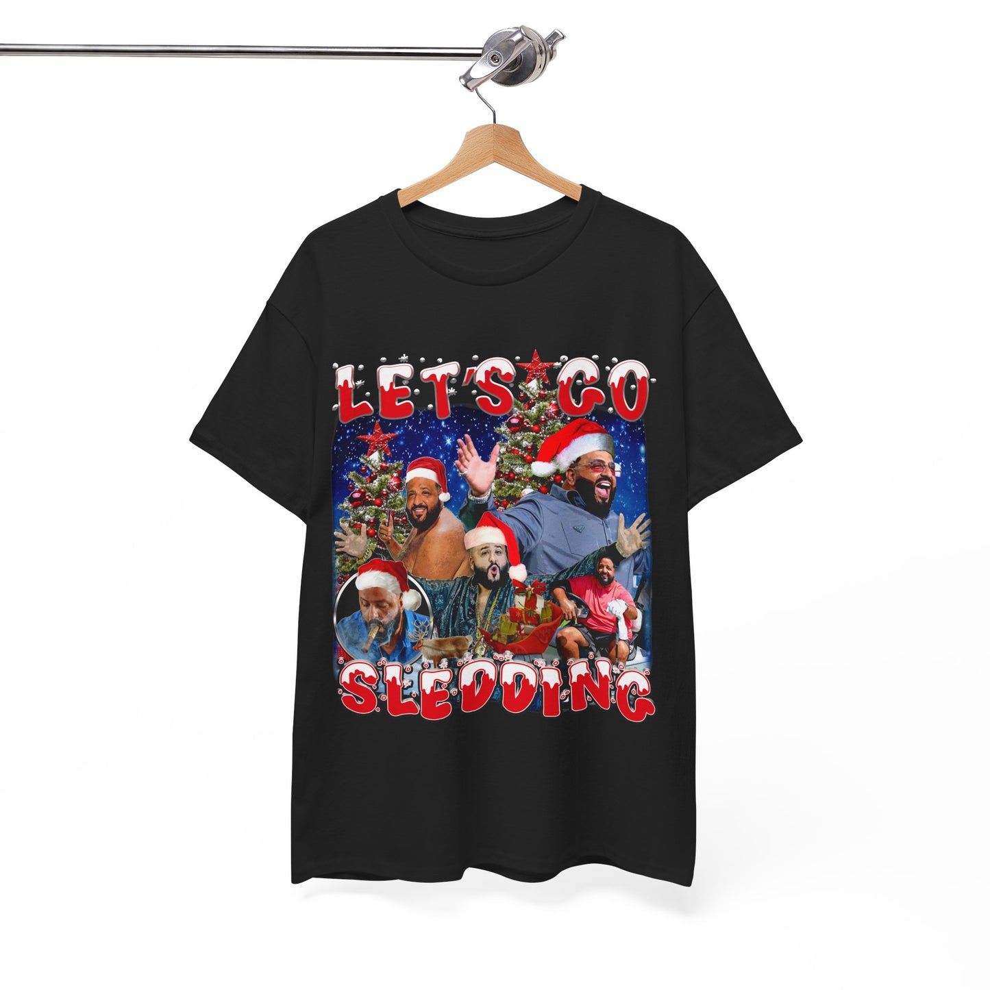 Let's Go Sledding DJ Khaled Christmas T-Shirt